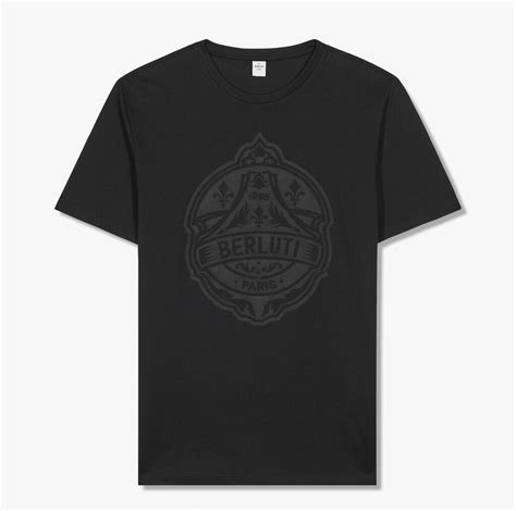 berluti embroidered crest t shirt noir men essentials ~ artisticvivier