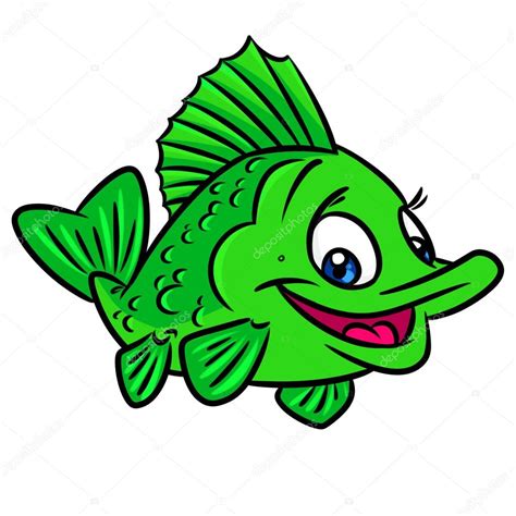 Imágenes personajes animados verdes Dibujos animados de peces verdes