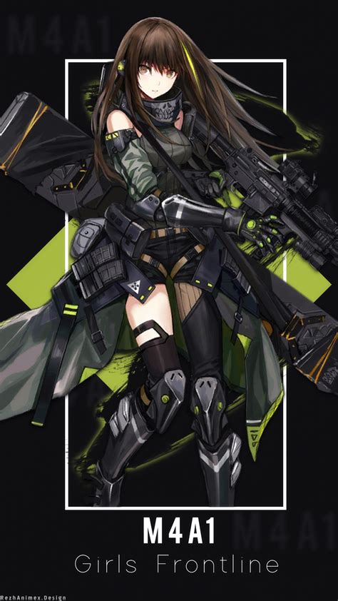 M4a1 Wallpaper Android Girls Frontline By Achzatrafscarlet On