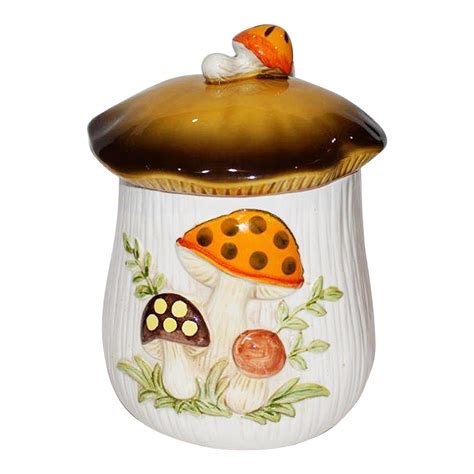 Vintage Mushroom Cookie Jar Chairish