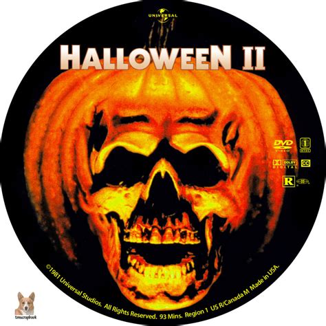 Halloween Ii Dvd Labels 1981 R1 Custom
