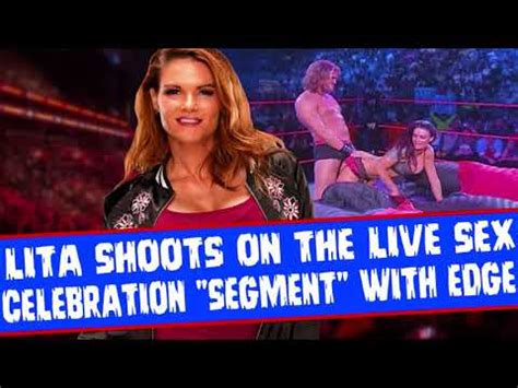 Lita Shoots On The Live Sex Celebration Segment With Edge On Raw