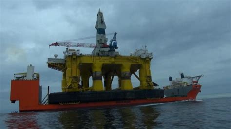 Greenpeace Klimt Op Boorplatform Shell