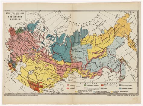 Ethnographic Map Of The Russian Empire 1914 · Mapping Cultural Space