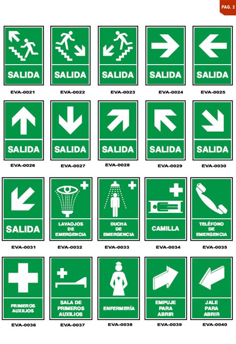 SeÑales De Evacuacion Lima Grafic