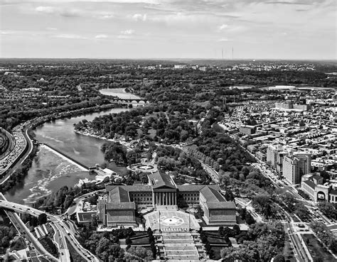 Aerial View Of The Philadelphia Museum Of Art Photograph By Mountain Dreams