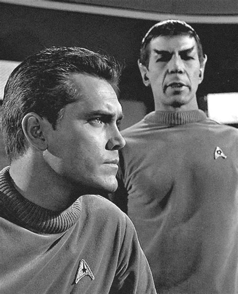 Captain Christopher Pike And Spock The Cageback When Spock Smiled