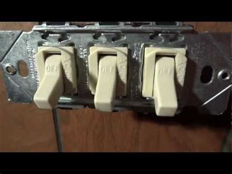 installation  wiring   despard triple switch youtube