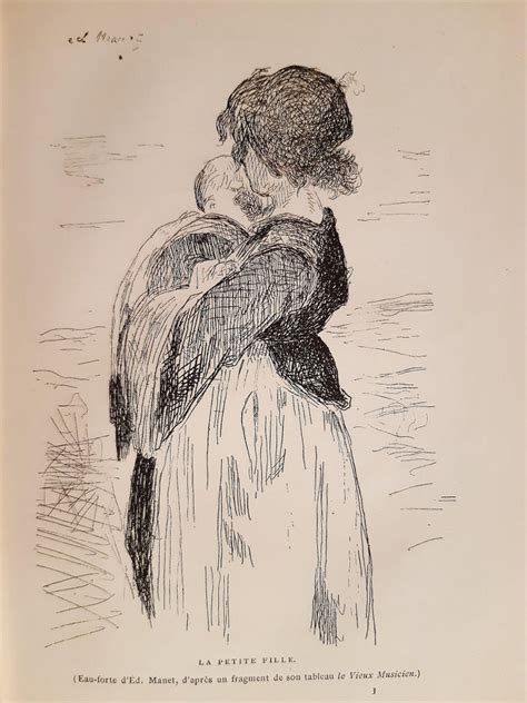 Manet Rare Book Illustrated After Edouard Manet 1884 For Sale At 1stdibs