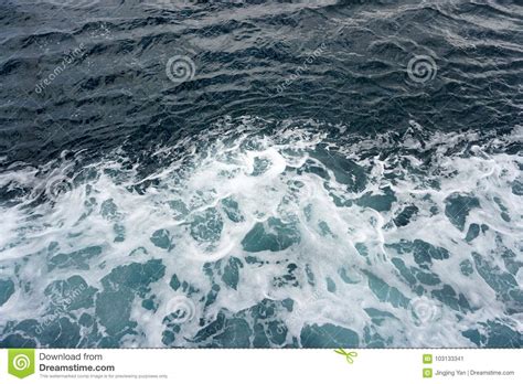 Blue Water Waves In The Sea Swirl Stock Image Image Of Nature Surf