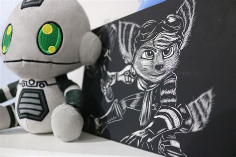 Rift apart is a technical showcase, but it's also one of the finest 3d action platformers since jak and daxter. Ratchet and Clank Rift Apart Scratchboard Portrait | Etsy ...