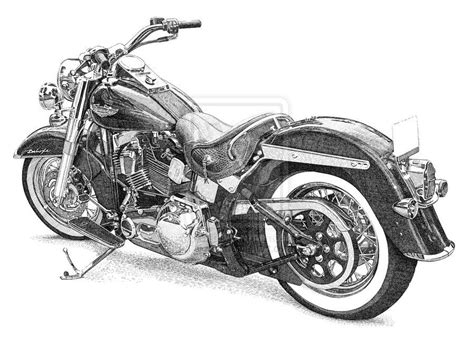Coloriage à Imprimer Véhicules Moto Harley Davidson Numéro 289977 Harley Davidson Art