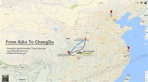 Xian Tour Map China Chengdu Tours Chengdu Panda Volunteer Program