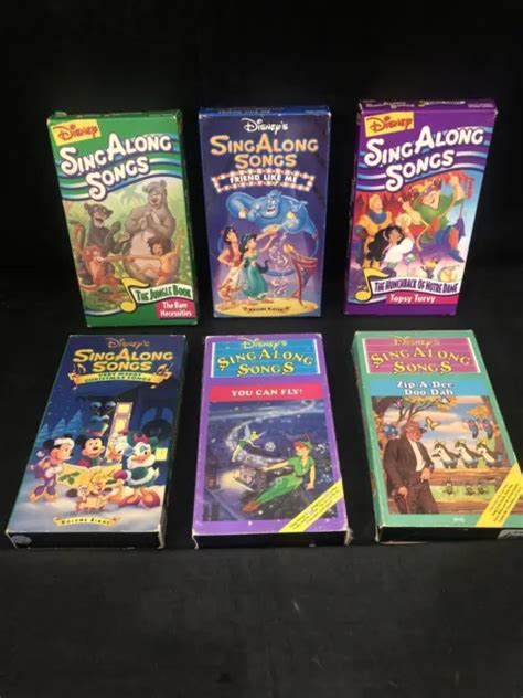 Disney Sing Along Songs Vhs Lot Hot Sex Picture