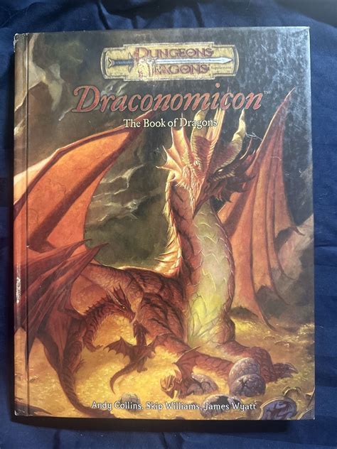 Draconomicon The Book Of Dragons Dungeons And Dragons Hardcover Ebay
