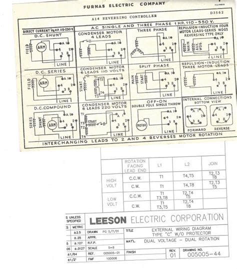 Anybody ever come across a wiring diagram for this motor? Leeson 1 1/2 Hp Motor Wiring Diagram