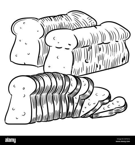 Bread Loaves Coloring Page