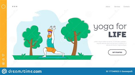 Check out our yoga asana cards selection for the very best in unique. Sport Life Activity Landing Page Template. Man Yoga Asana ...