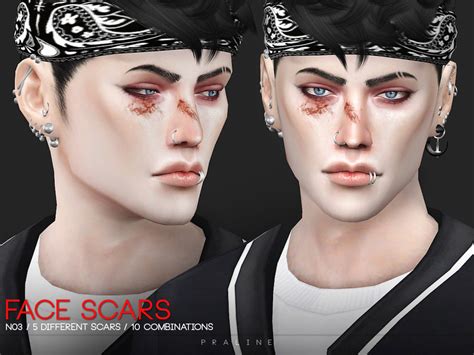Face Scars N03 The Sims 4 Catalog