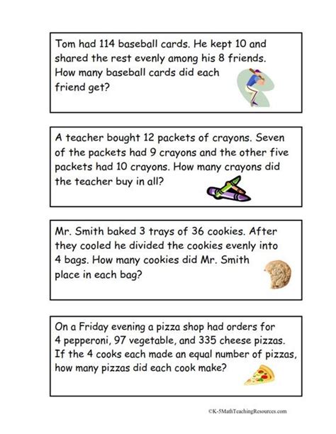 Third Grade Two Step Word Problems