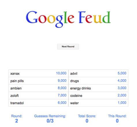 Privacy • cookies • google feud unblocked • googlefeud.onion (tor). Can You Guess How Google Would Finish These 4 Health Questions?