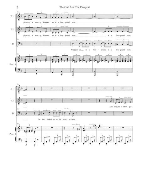 The Owl And The Pussy Cat Ttb Free Music Sheet