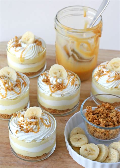 Banana Caramel Cream Dessert Glorious Treats
