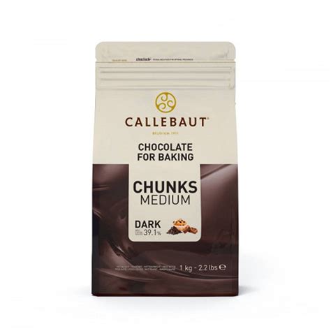 Callebaut Dark Chocolate Chunks For Baking 25kg By Cake Craft Company