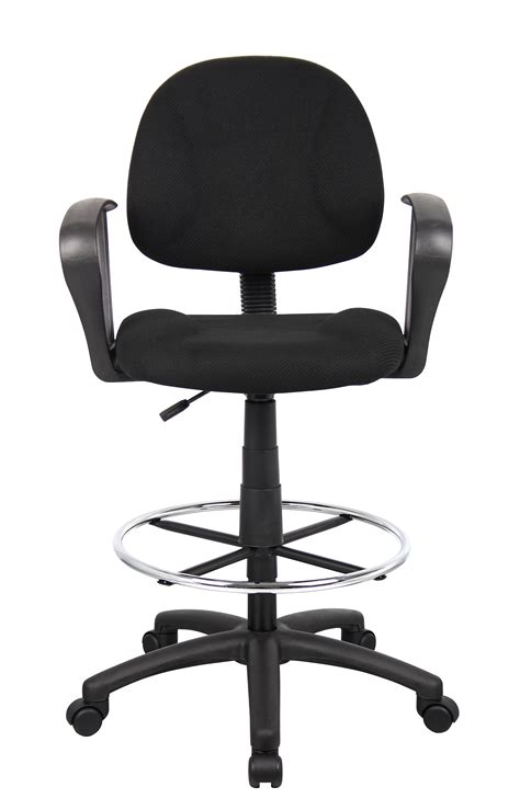 We start our reviews with the best drafting chair with arms. Boss Ergonomic Works Adustable Drafting Chair with Loop ...