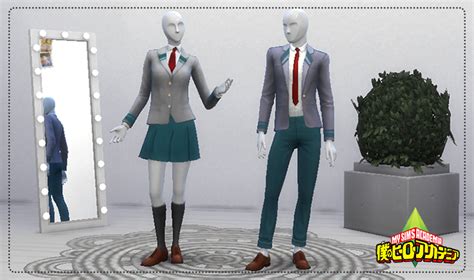 Bnha Female Uniform Sims 4 Cc
