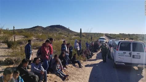 Hundreds Of Migrants Cross Arizona Border After Several Busloads