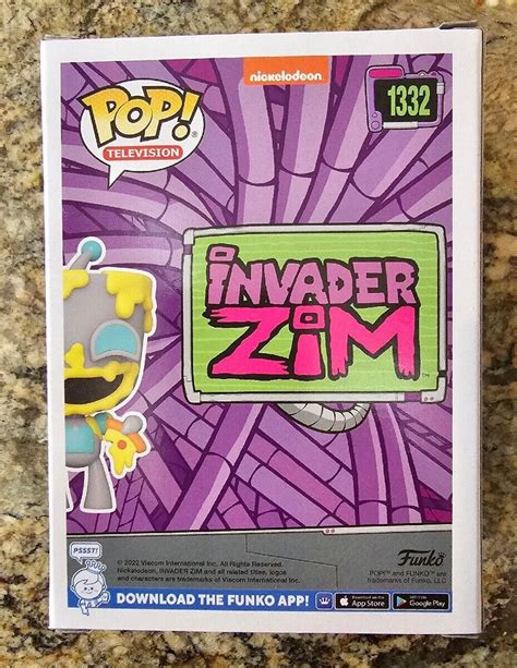 Funko Pop Gir Eating Pizza 1332 Hot Topic Exclusive Invader Zim Ebay