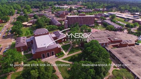 1258 Aerial Drone View Louisiana Tech Campus Video Stock Footage Youtube