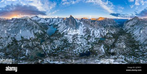 Aerial View Sawtooth Mountains In Hi Res Stock Photography And Images