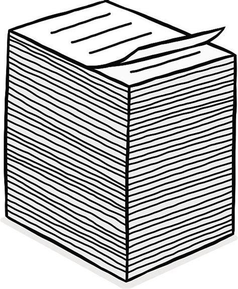 Stack Of Papers Clip Art Vector Images And Illustrations Istock