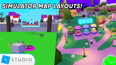 3 Popular Simulator Map Layouts You Should Know Roblox Studio Youtube