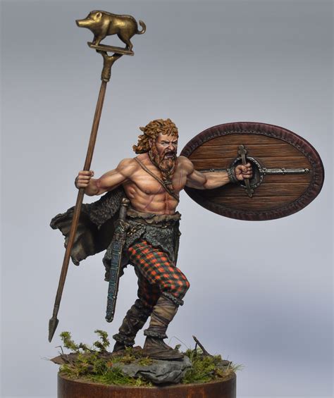 An alternative british spelling is boudica, the welsh call her buddug, and she is sometimes known by a latinization of her name, boadicea or boadacaea. Celtic warrior (1 century BC) by KonstantinPinaev · Putty ...