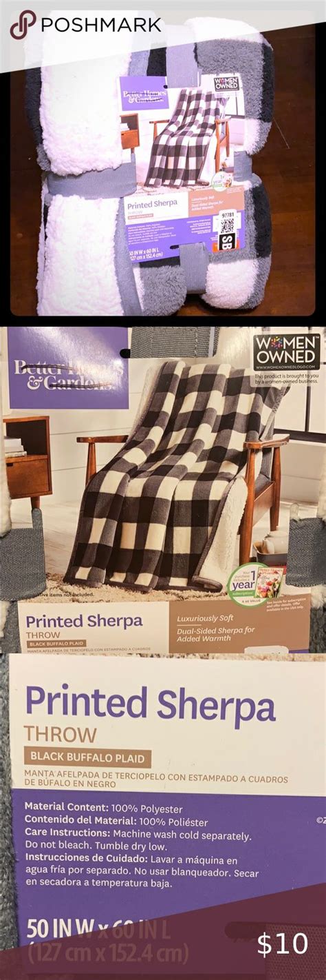 Better Homes And Gardens Printed Sherpa Throw Sherpa Throw Better