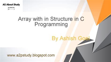 Array With In Structure Structure In C