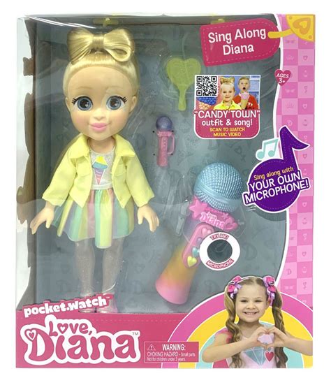 Love Diana Sing Along Doll With Mic Candy Town Song Buy Online In