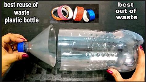 Diy Best Out Of Waste Plastic Bottle Craft Idea Recycle Idea Flatten