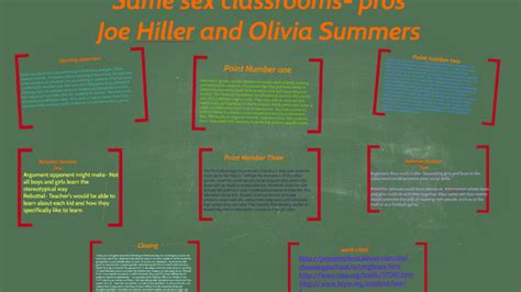Same Sex Classrooms Pros By Olivia Summers