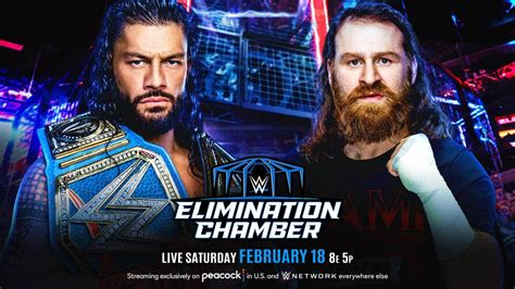 Roman Reigns Vs Sami Zayn Elimination Chamber What To Know
