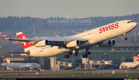 Hb Jmc Swiss Airbus A340 300 At Zurich Photo Id 1352030 Airplane