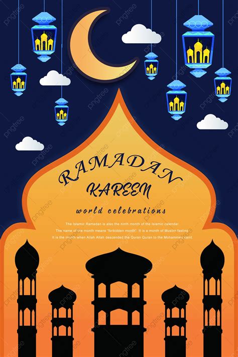 Contoh Poster Bulan Ramadhan 2020 Contoh Poster Gambaran
