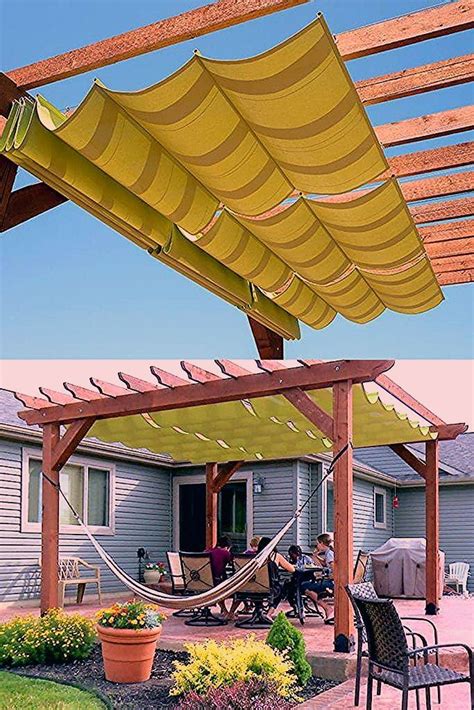 12 Creative And Attractive Shade Structures And Patio Cover Ideas Such As Diy Friendly Fabric Canopy