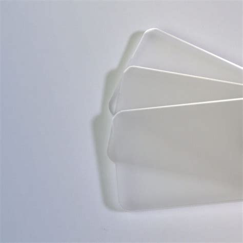 Clear Frosted Acrylic Sheets 2 Thicknesses Perspex Panels