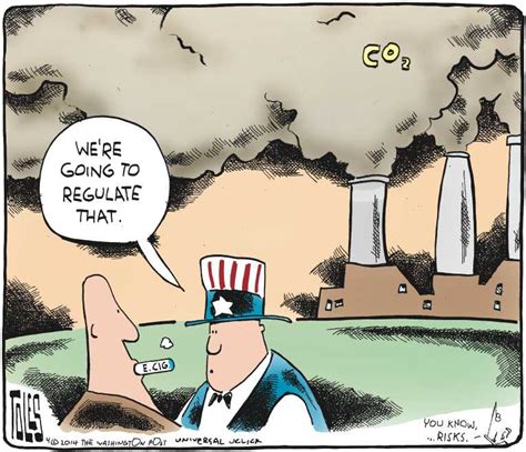 Political Cartoon On Government Regulation Escalating By Tom Toles