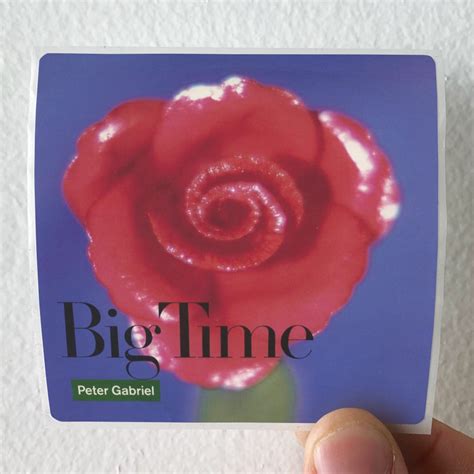 Peter Gabriel Big Time Album Cover Sticker