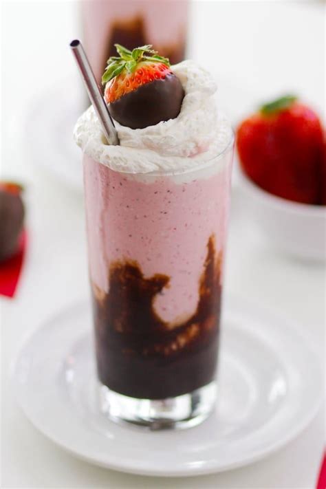 Chocolate Strawberry Milkshakes Are A Great Old Fashioned Treat For
